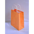 Brown Kraft Paper Shopping Gift Bags com alças de papel torcidas